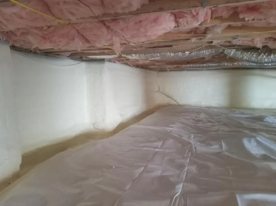 Crawl space encapsulation with closed-cell spray foam for Roof Maintenance in Encinitas